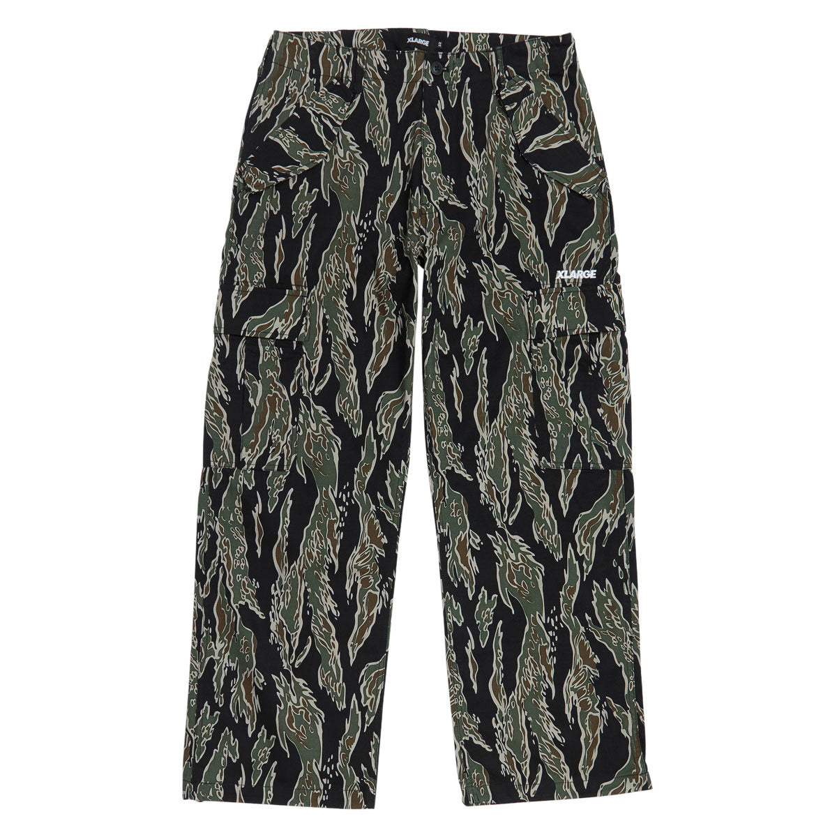 XLarge Label Ripstop Cargo Pants - Olive