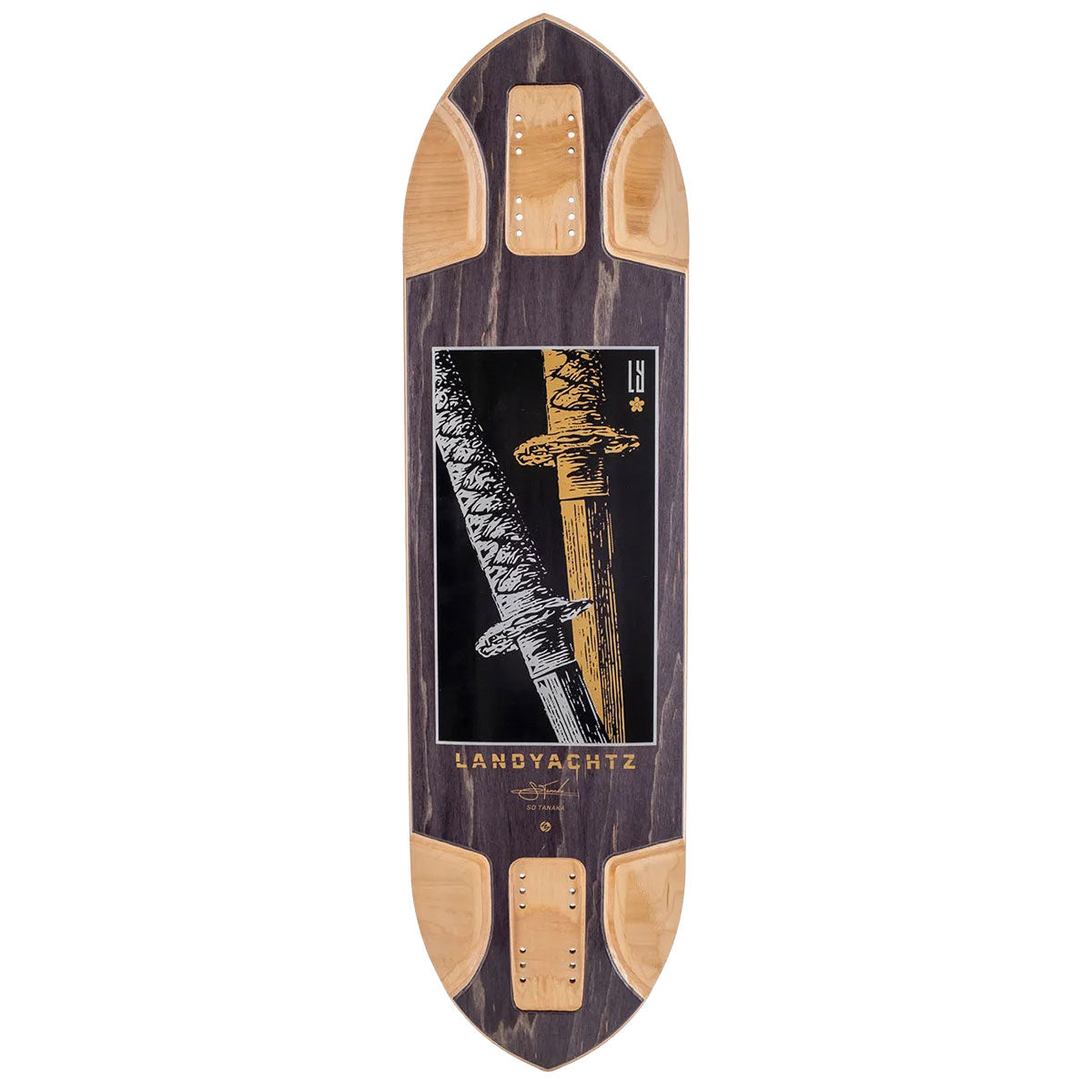 Landyachtz Katana Black Longboard Deck