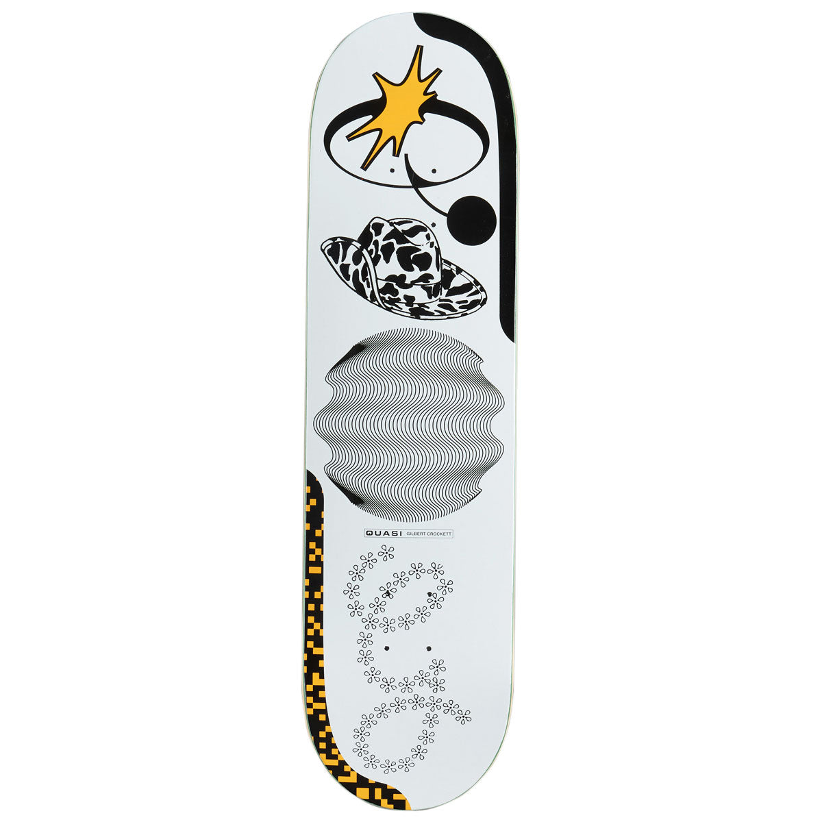 Quasi Crockett Bellyachin' Skateboard Deck - 8.25"