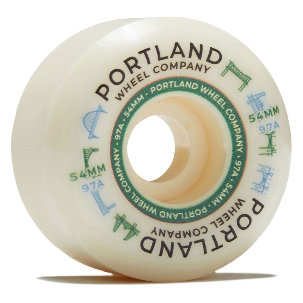 Portland Wheel Company Bridge Town 97d Skateboard Wheels - 54mm
