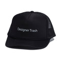 Designer Trash Trucker Hat - Black