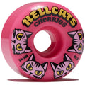 Cherries HellCats Conical Shape 97a Skateboard Wheels - Pink - 54mm