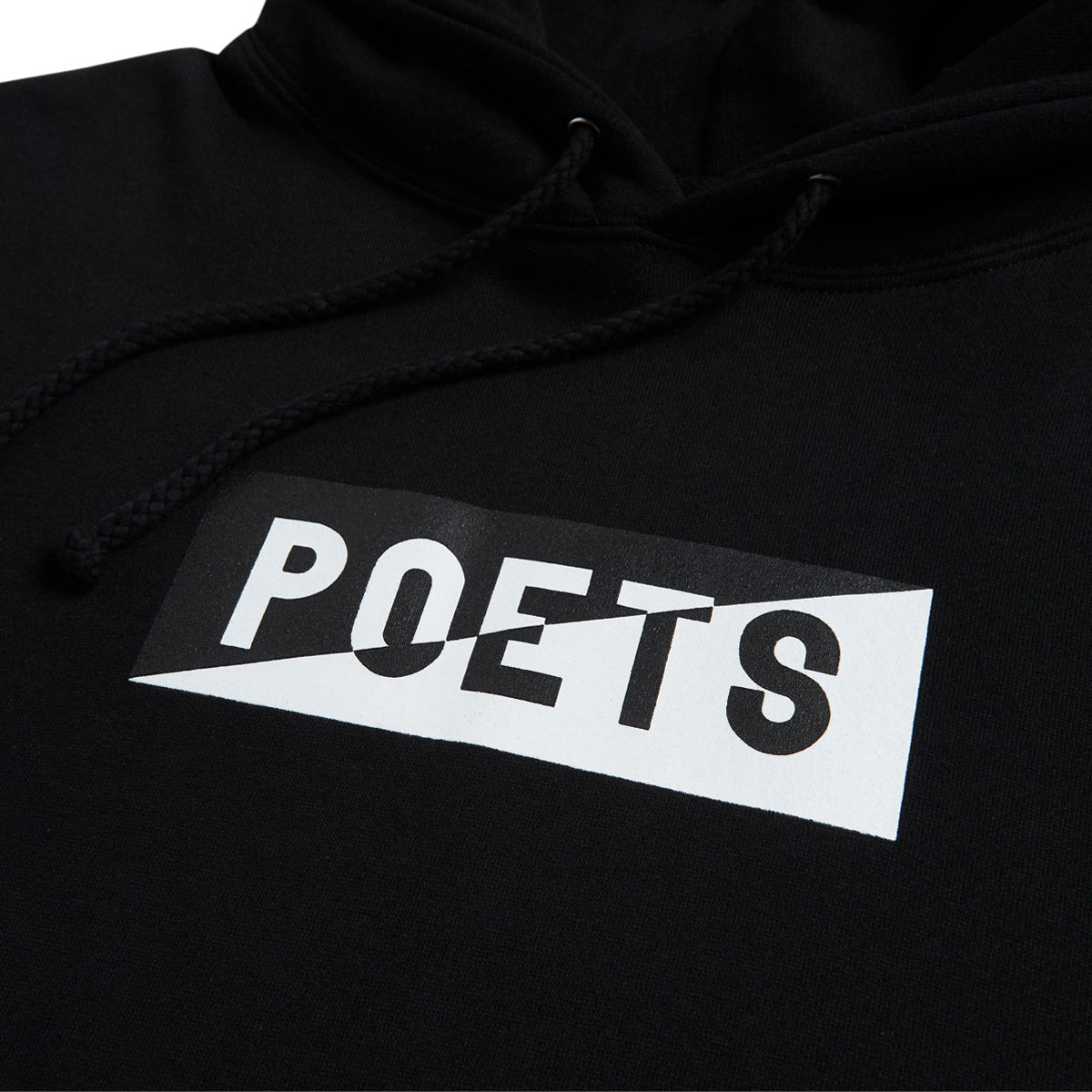 Poets Cinzano Screened Hoodie - Black