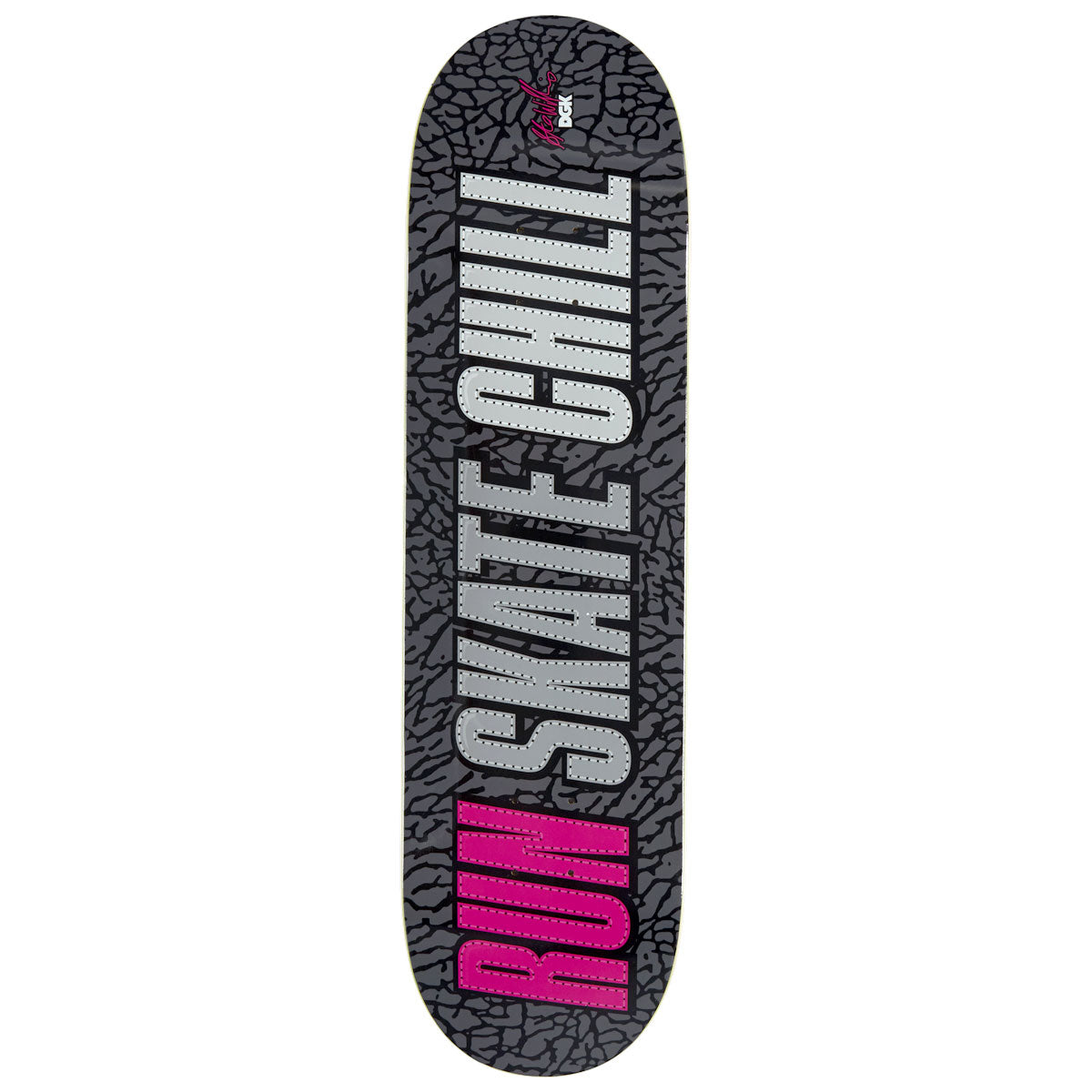 DGK Run Skate Chill Stevie Skateboard Deck - 8.38"