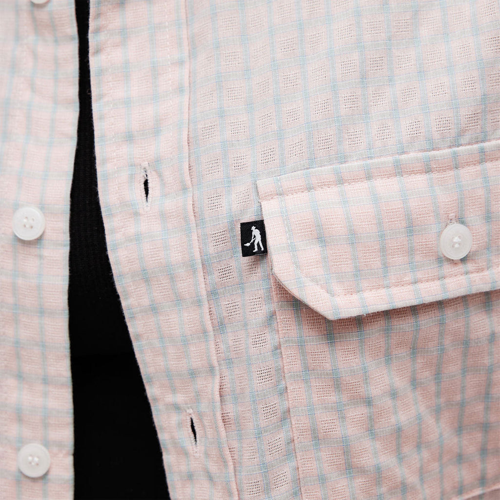 Passport Workers Check Shirt - Light Pink