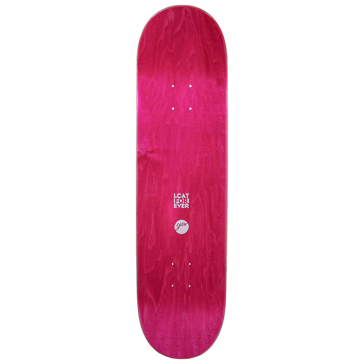Yew I Love Yew Skateboard Deck - Blue - 8.50"