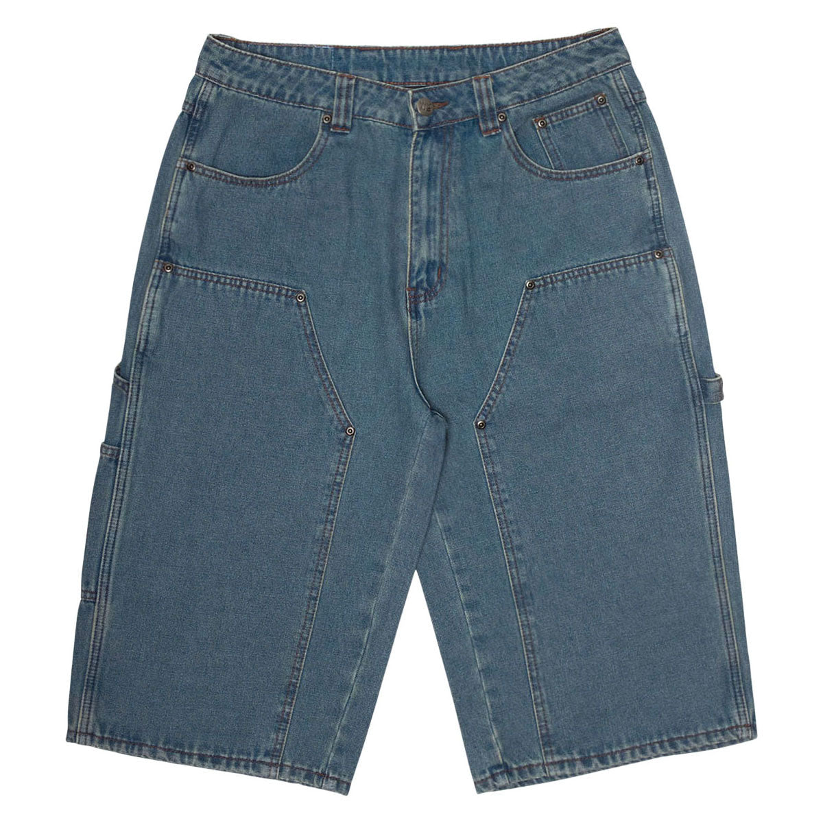 WKND Damn Near Carpenter Shorts - Washed Medium Blue