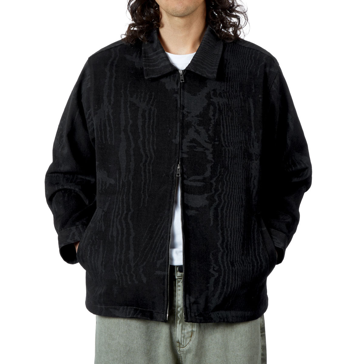 CCS Amoir Libre Zip Chore Jacket - Black Distortion