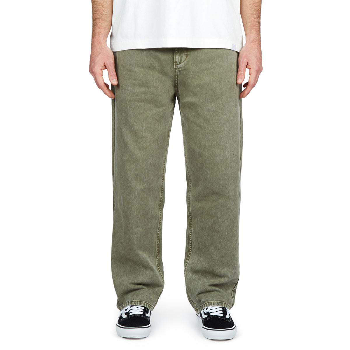 CCS Original Relaxed Denim Jeans - Faded Olive