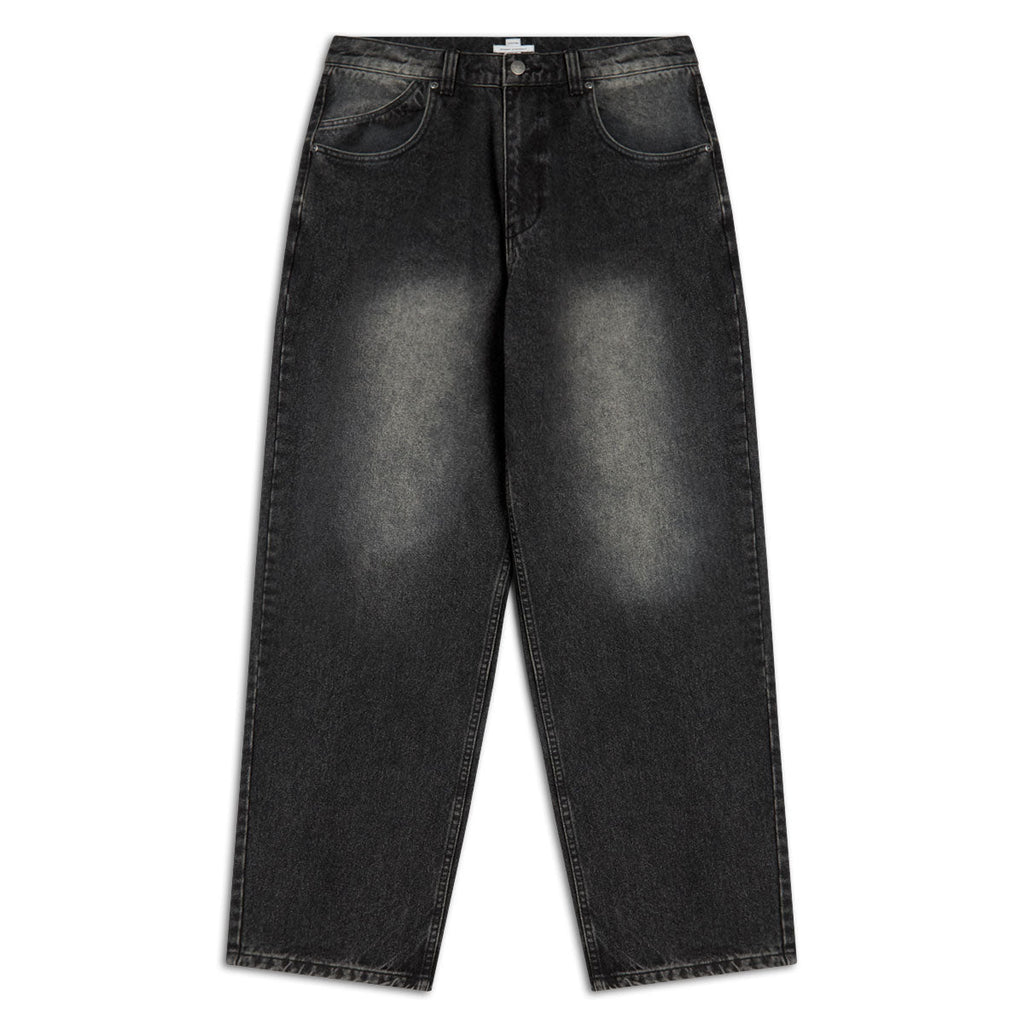 CCS Baggy Straight Denim Jeans - Pavement Black