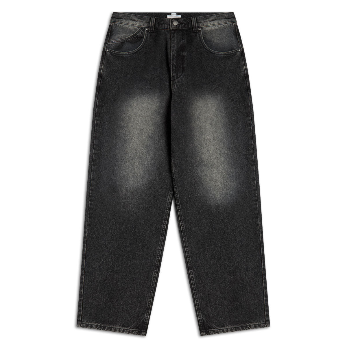 CCS Baggy Straight Denim Jeans - Pavement Black