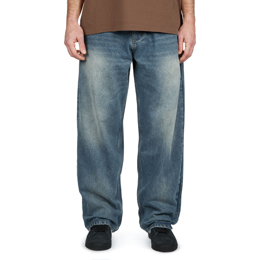 CCS Baggy Straight Denim Jeans - Sun Bleach Wash