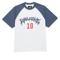 Welcome Dugout Raglan T-Shirt - White/Navy