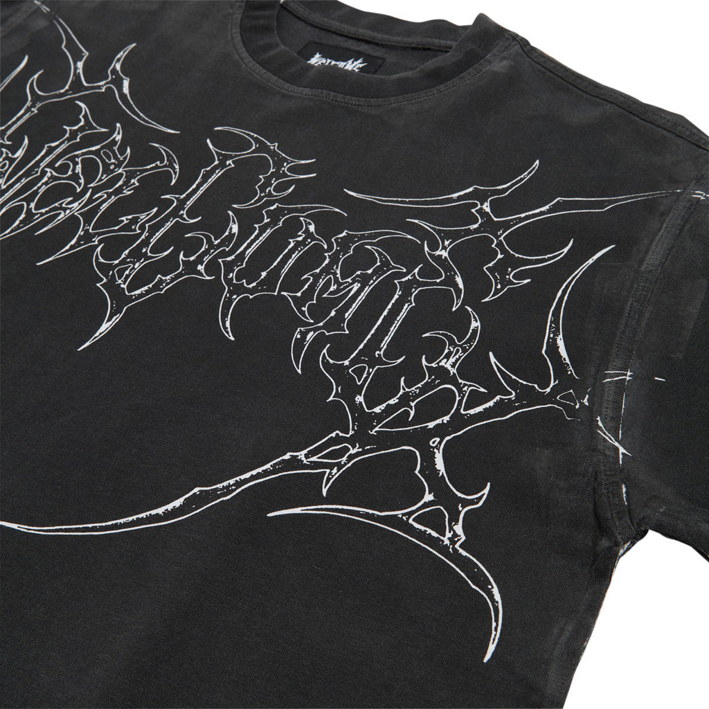 Welcome Grapple Camo Knit T-Shirt - Black/White