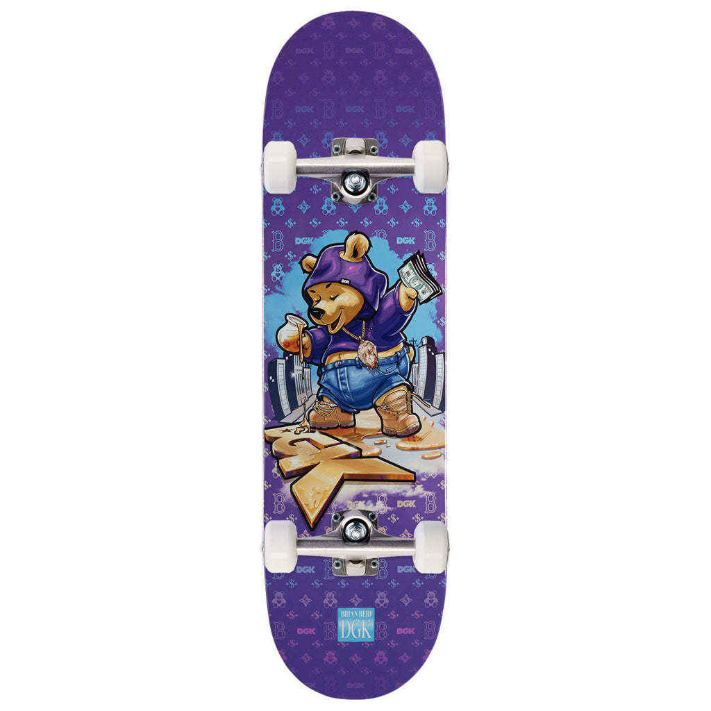 DGK Goldie Reid Skateboard Complete - Purple - 8.38"