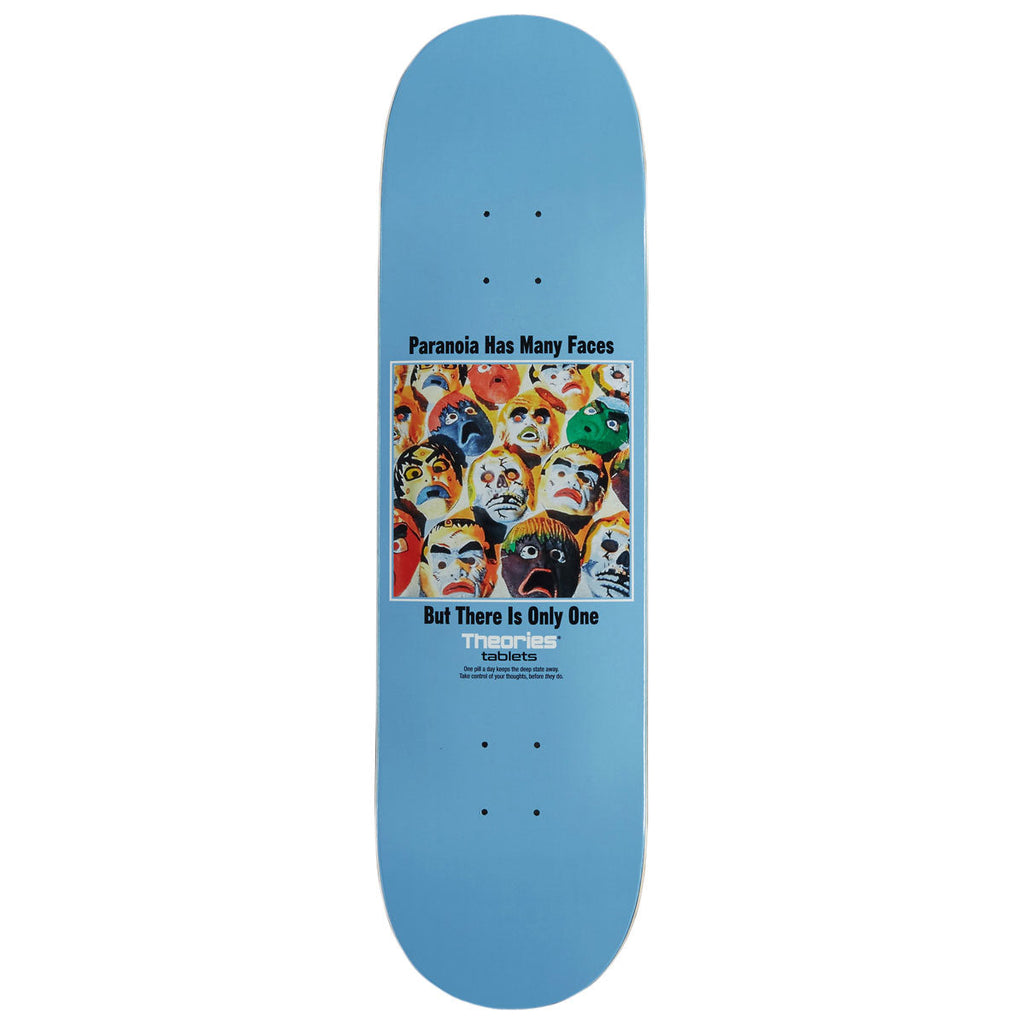 Theories Paranoia Skateboard Deck - 8.50"