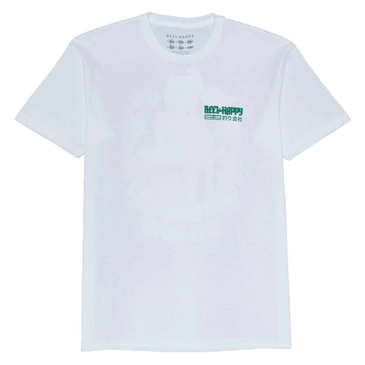 Reel Happy Goldie T-Shirt - White