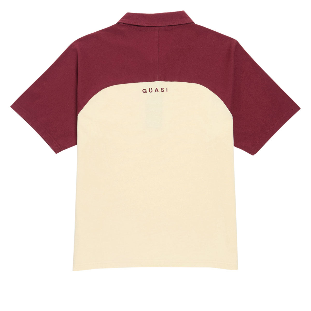 Quasi Leslie Raglan Polo Shirt - Maroon