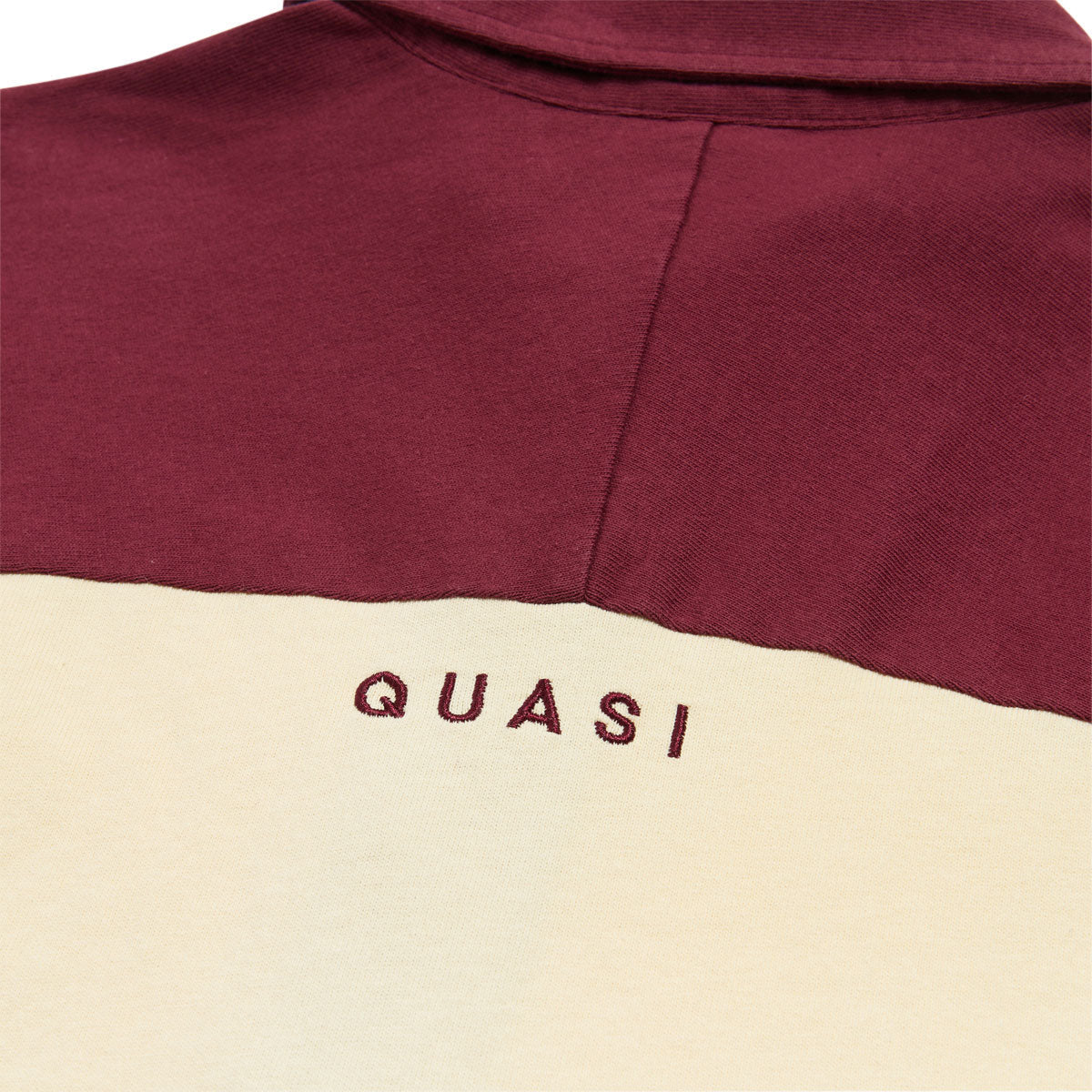 Quasi Leslie Raglan Polo Shirt - Maroon