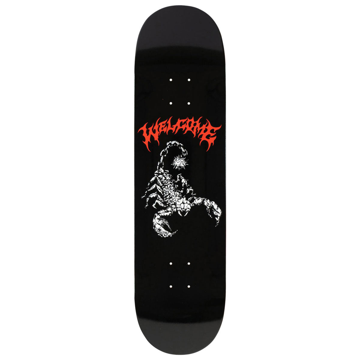 Welcome Mace Skateboard Deck - Black - 8.25"