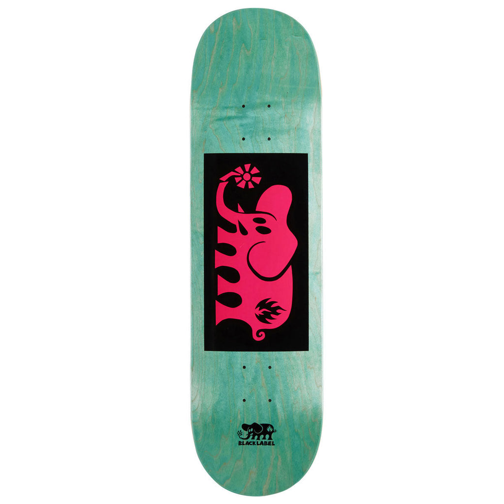 Black Label Elephant Block Skateboard Deck - Pink - 8.25"