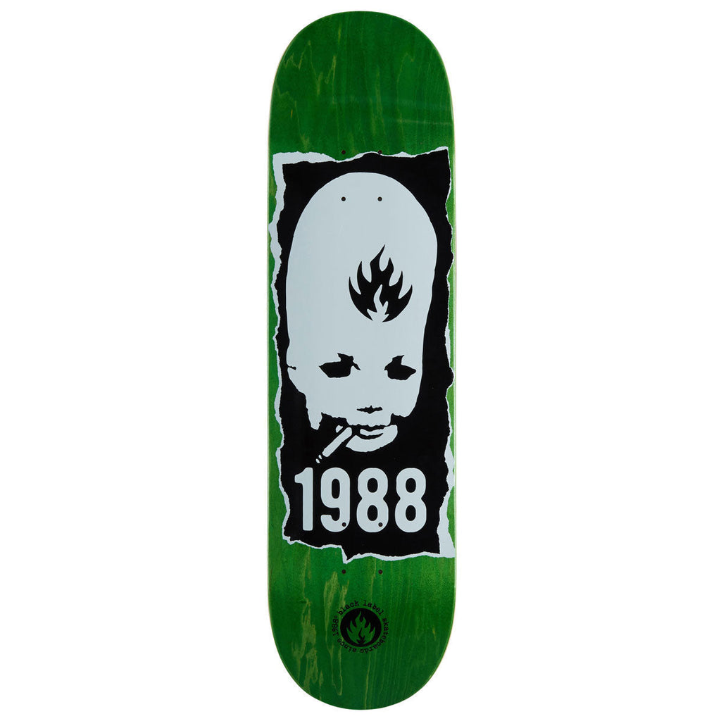 Black Label Thumbhead Torn Skateboard Deck - 8.25"
