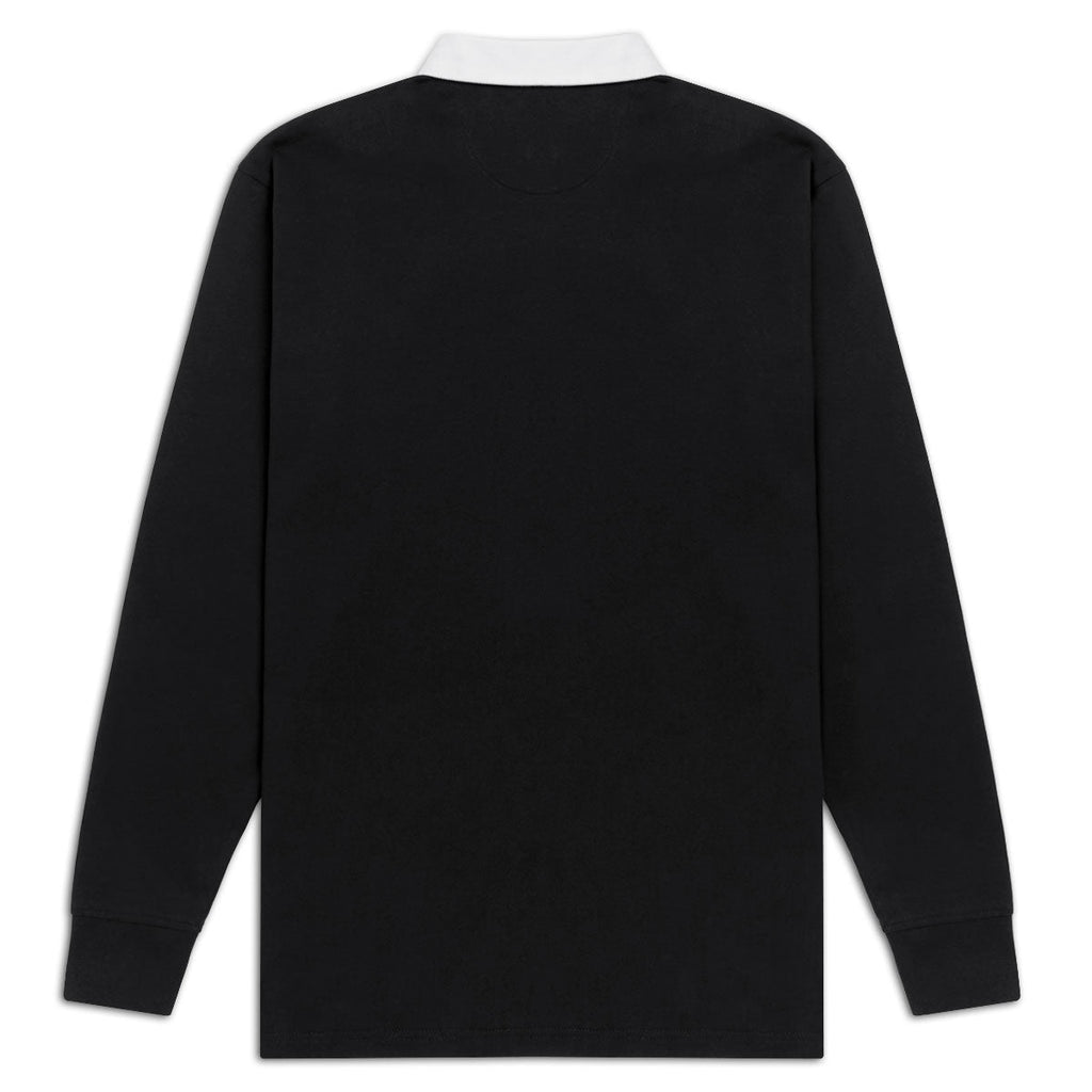 CCS Catalog Embroidered Rugby Shirt - Black