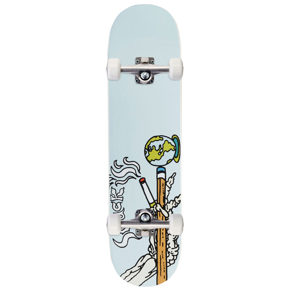 Snack Last Game Skateboard Complete - Sky Blue - 8.00"