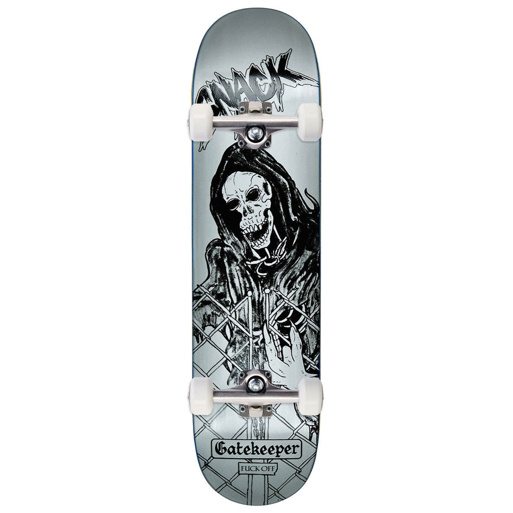 Snack Gatekeeper Skateboard Complete - Silver - 8.10"