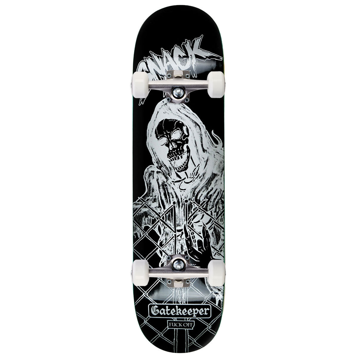 Snack Gatekeeper Skateboard Complete - Black - 8.38"