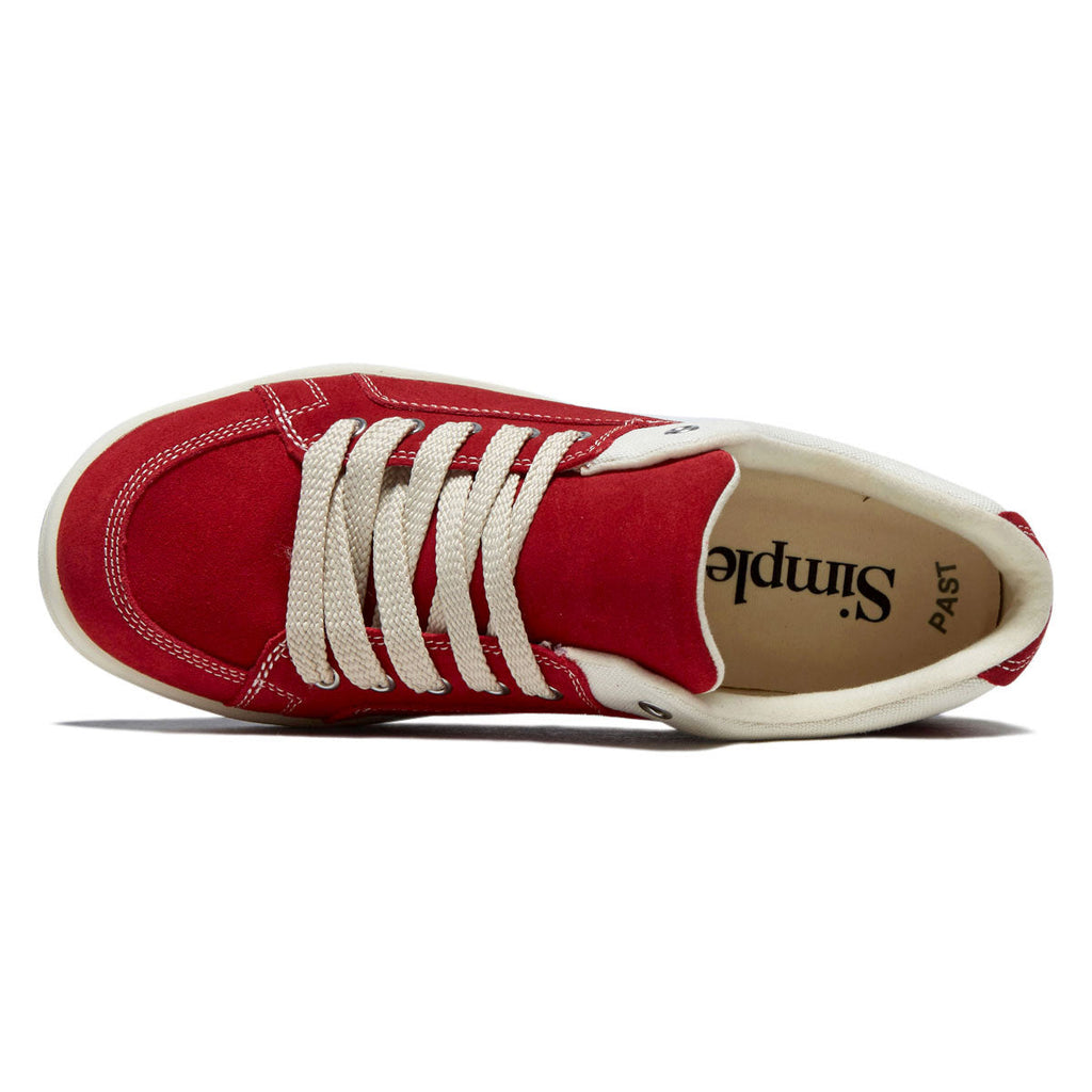 Simple OS Suede Shoes - Cherry