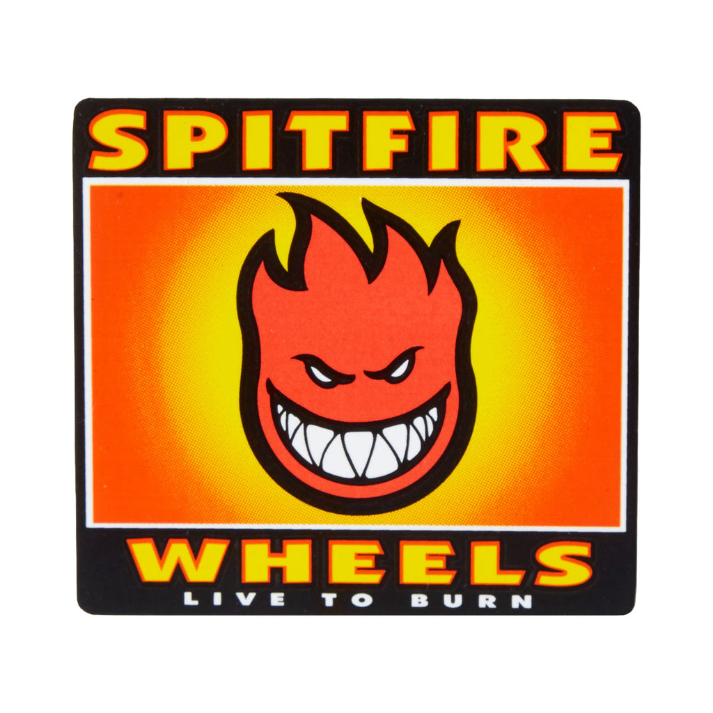 Spitfire Bighead Box SM Sticker - Black
