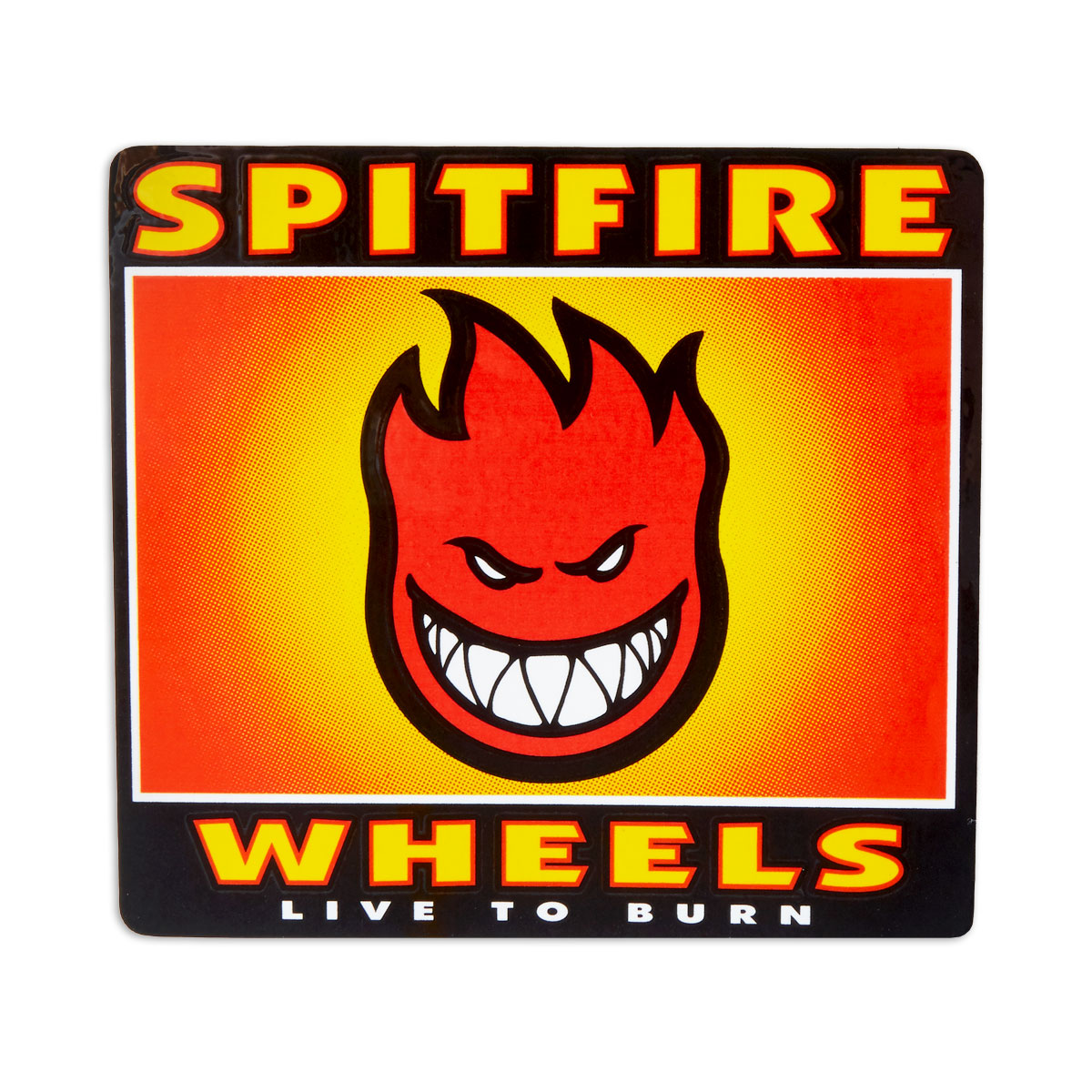 Spitfire Bighead Box MD Sticker - Black