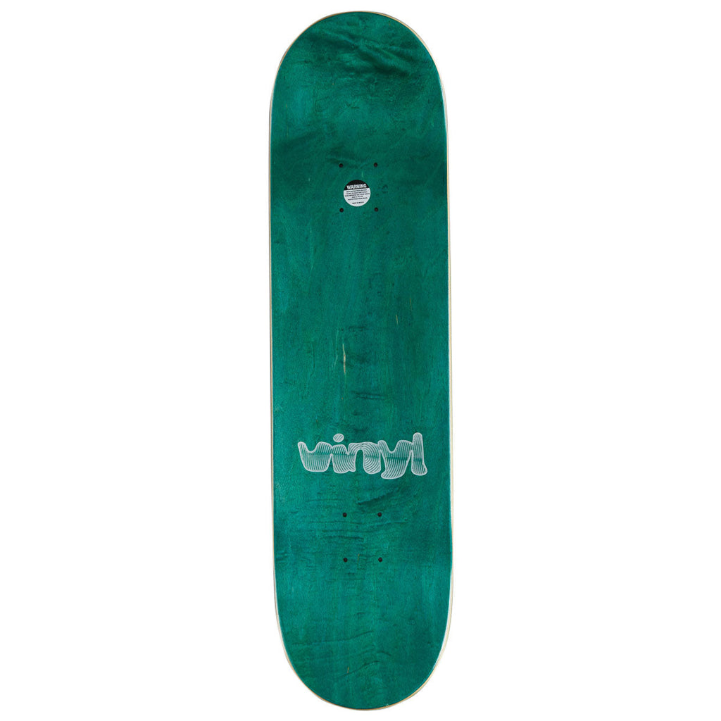 Vinyl Spiral Skateboard Deck - Blue Marble - 8.25"