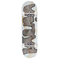 Vinyl Spiral Skateboard Complete - White Marble - 8.50"