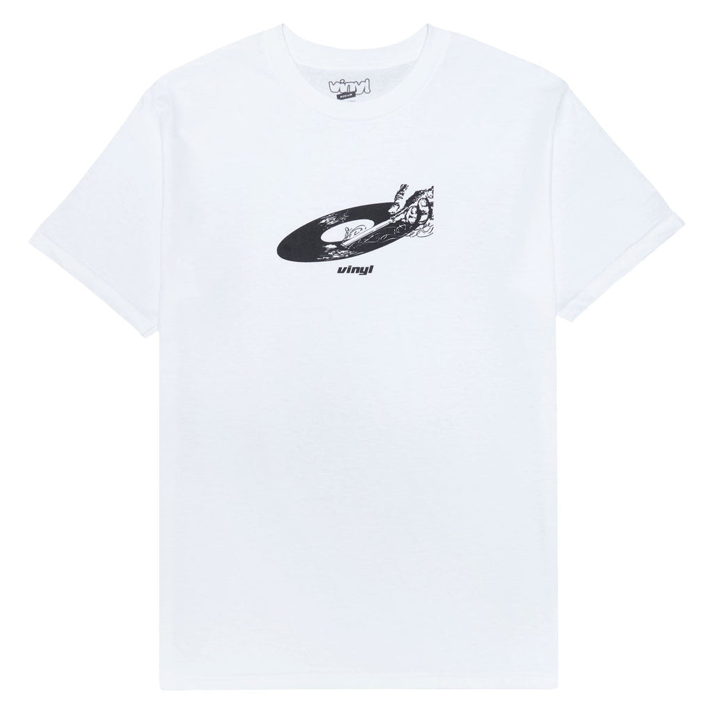 Vinyl Record T-Shirt - White