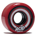 Acid Pods 86a Conical Skateboard Wheels - Red - 55mm