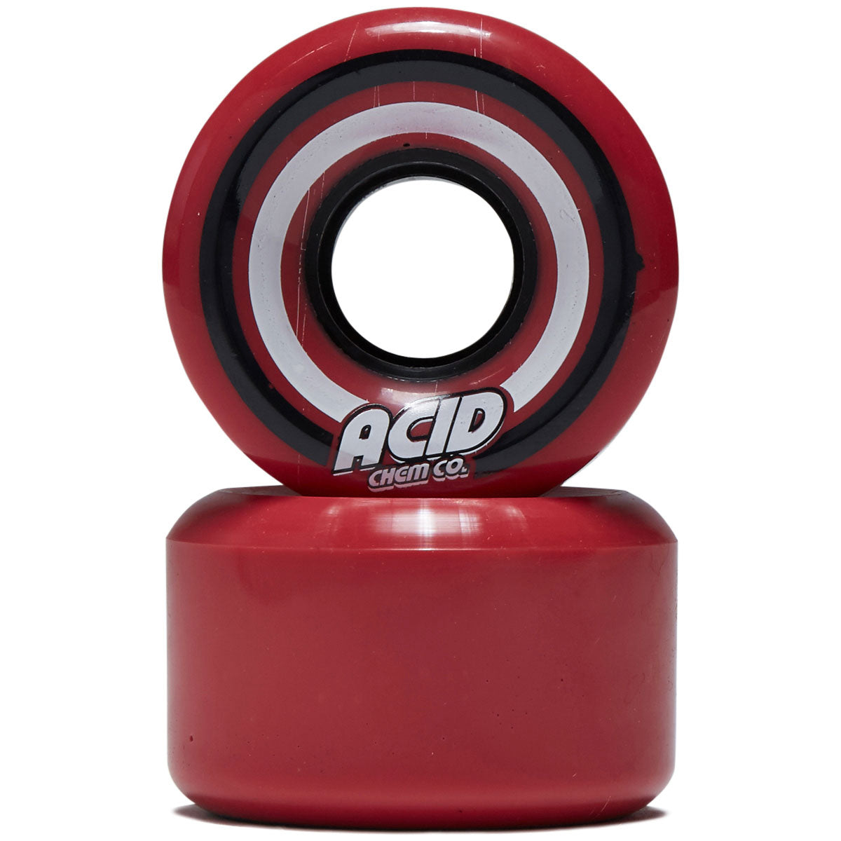 Acid Pods 86a Conical Skateboard Wheels - Red - 55mm