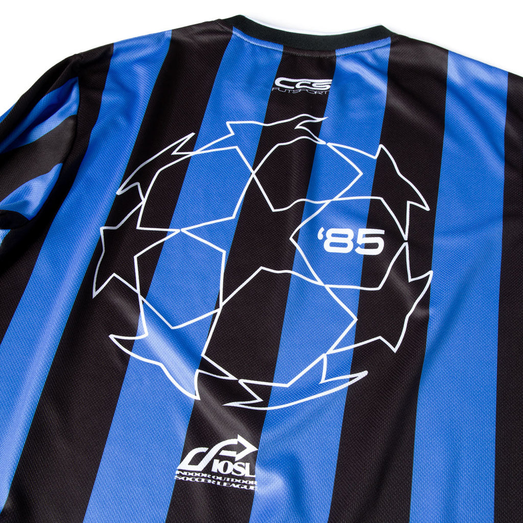 CCS Retro '85 Long Sleeve Soccer Jersey - Blue Stripe