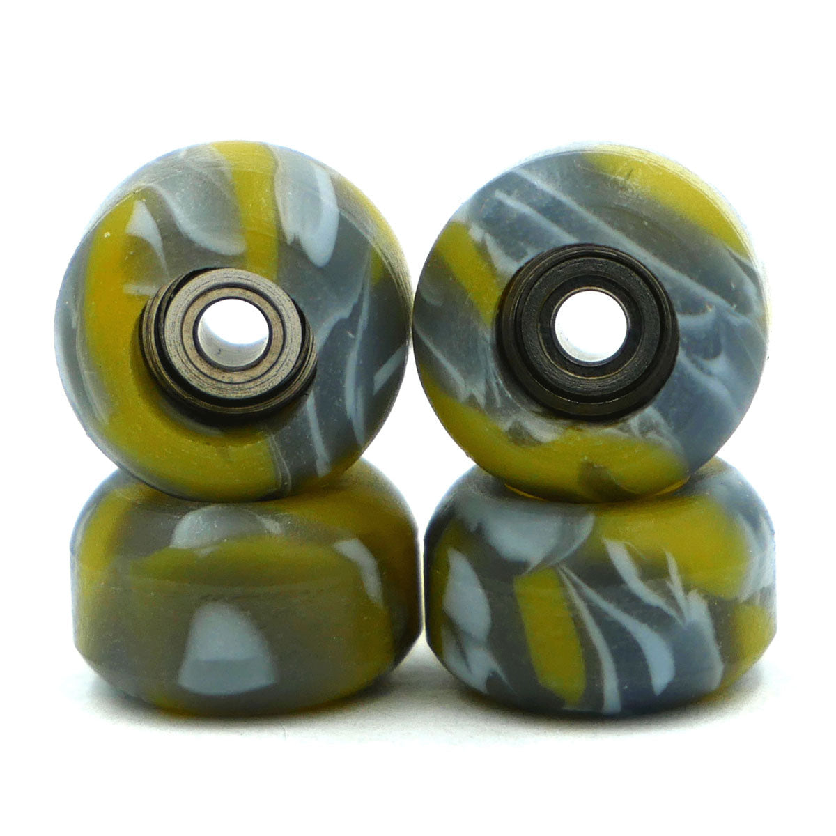 SlushCult Swirl Grom Fingerboard Wheels - Yellow