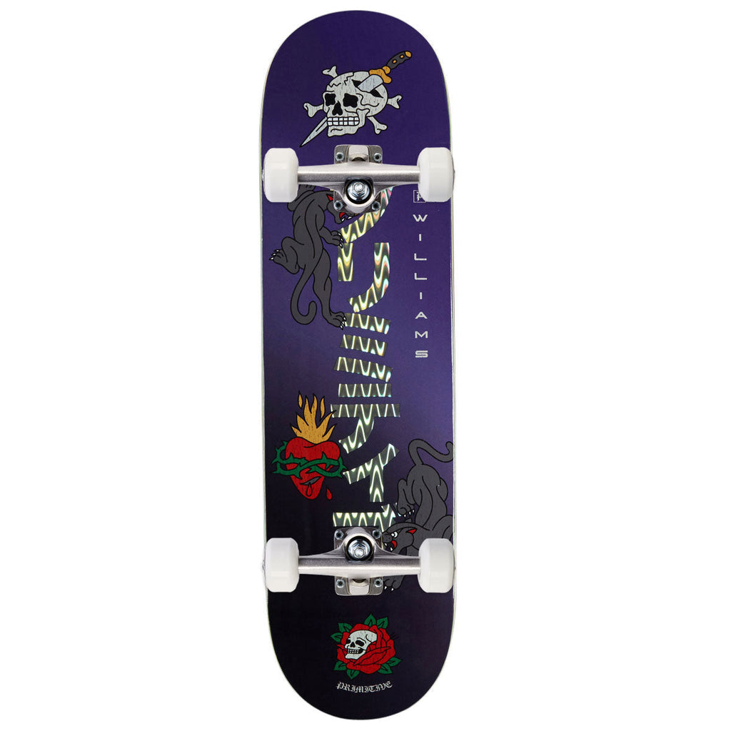 Primitive Williams Outsider Skateboard Complete - Purple - 8.50"