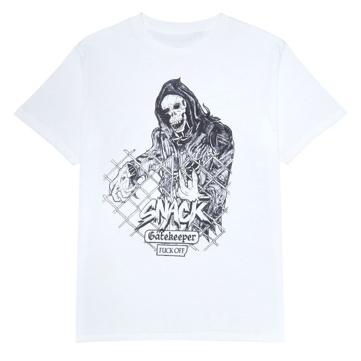 Snack Gatekeeper T-Shirt - White