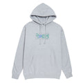 Poets Clique Screened Hoodie - Heather Grey