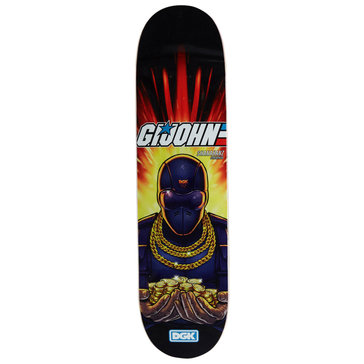 DGK Snake Shanahan Skateboard Deck - 8.06"