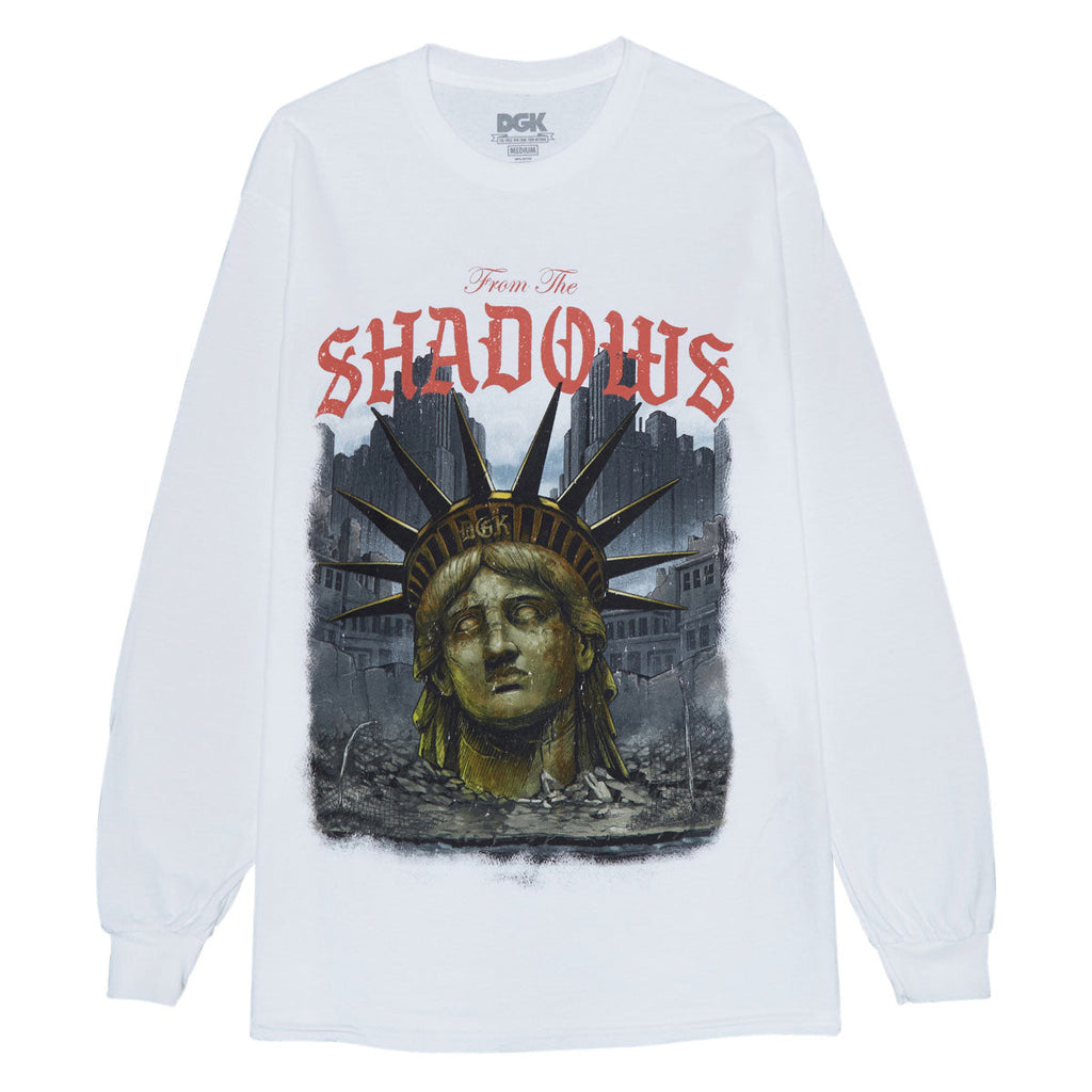 DGK Shadows Long Sleeve T-Shirt - White
