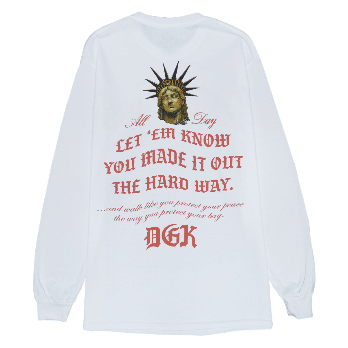 DGK Shadows Long Sleeve T-Shirt - White