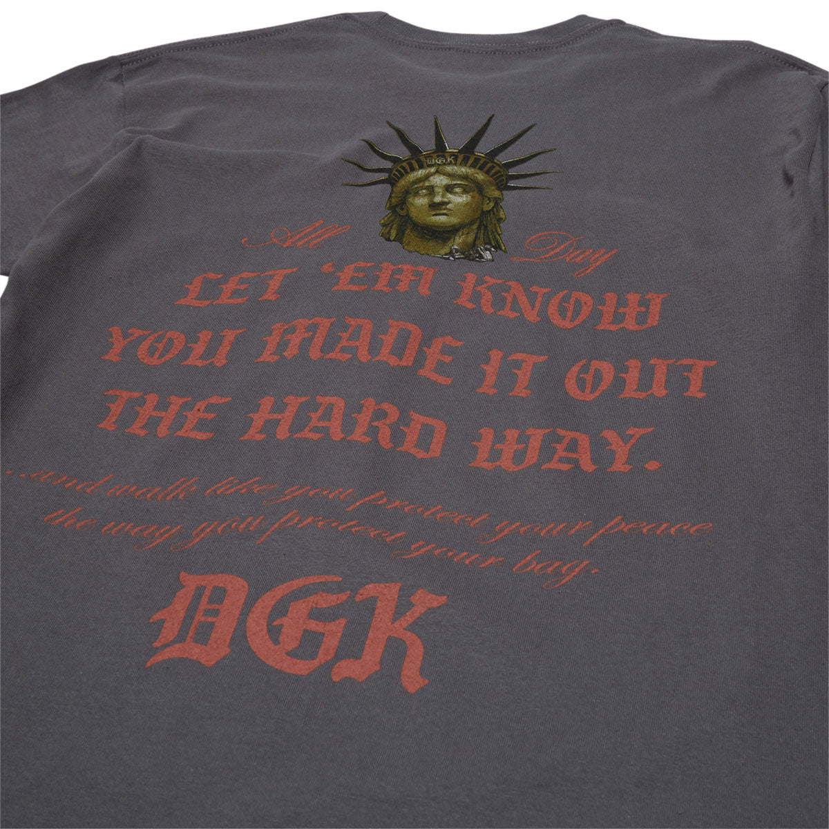 DGK Shadows Long Sleeve T-Shirt - Charcoal