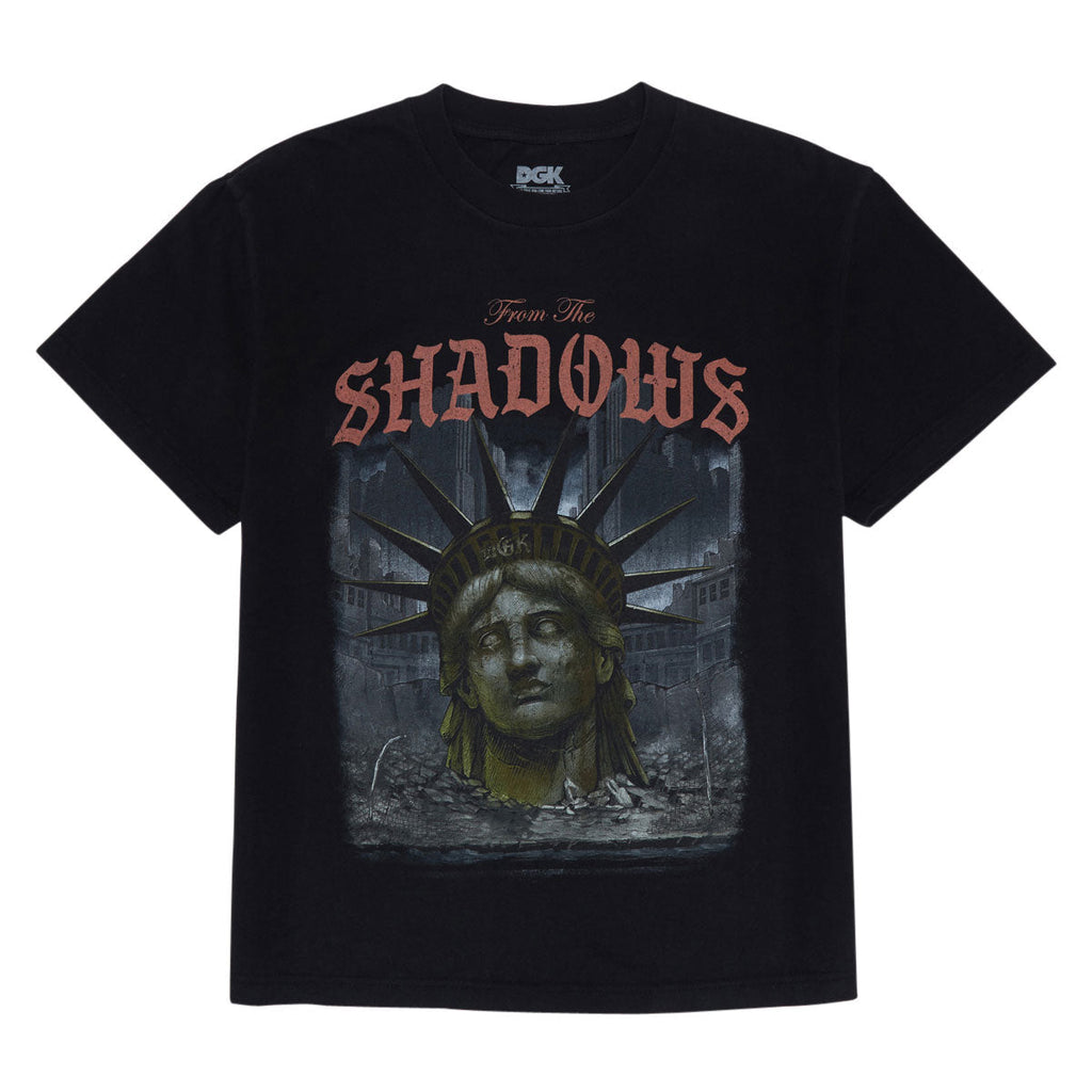DGK Shadows Boxy Fit T-Shirt - Black