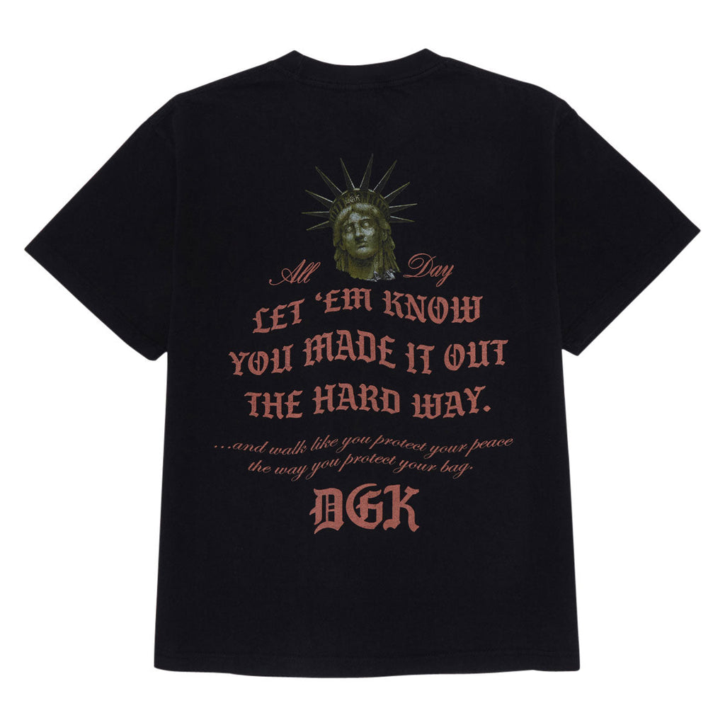 DGK Shadows Boxy Fit T-Shirt - Black