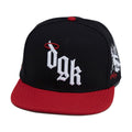 DGK Angelic Snapback Hat - Black/Red